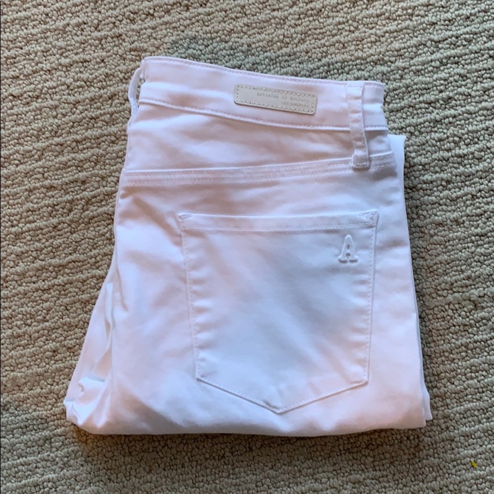 Articles of society white skinny jeans size 29